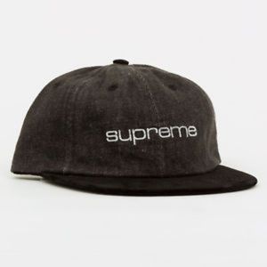 supreme compact logo 6 panel